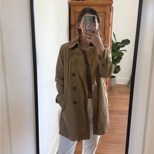 Madewell Khaki Trench Coat
